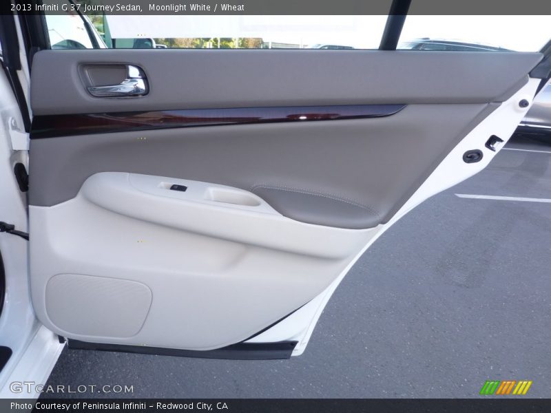 Moonlight White / Wheat 2013 Infiniti G 37 Journey Sedan