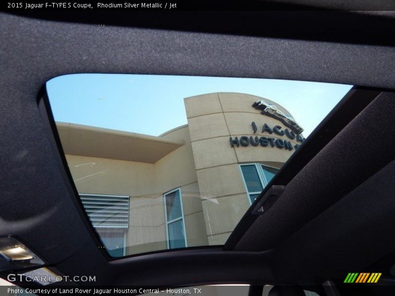Rhodium Silver Metallic / Jet 2015 Jaguar F-TYPE S Coupe