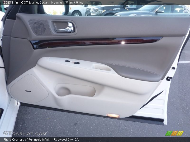 Moonlight White / Wheat 2013 Infiniti G 37 Journey Sedan