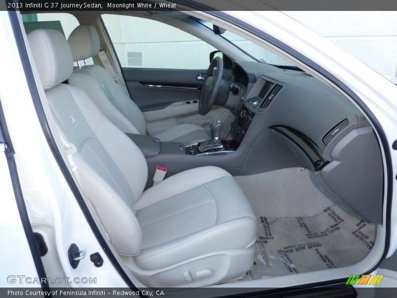 Moonlight White / Wheat 2013 Infiniti G 37 Journey Sedan