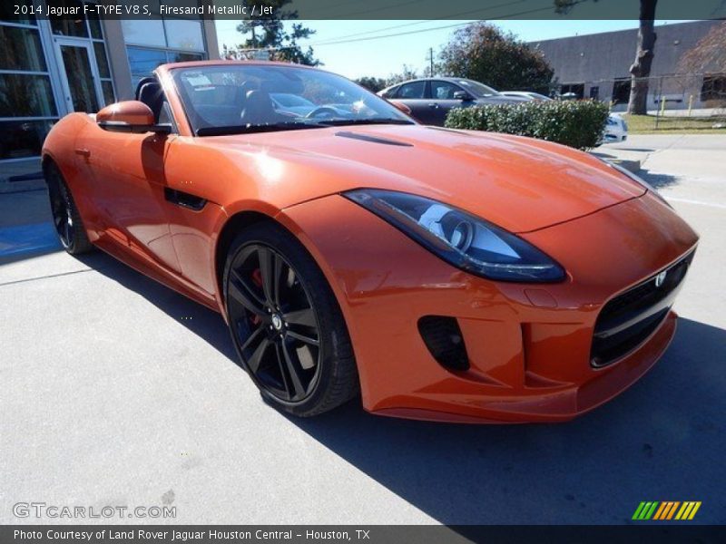 Firesand Metallic / Jet 2014 Jaguar F-TYPE V8 S