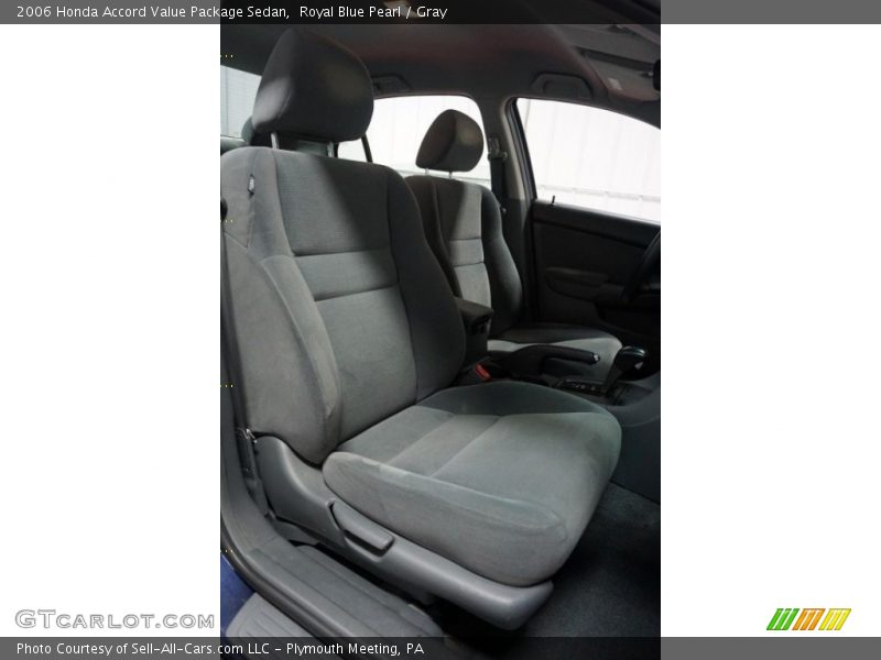 Royal Blue Pearl / Gray 2006 Honda Accord Value Package Sedan