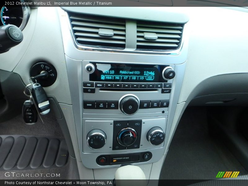 Imperial Blue Metallic / Titanium 2012 Chevrolet Malibu LS