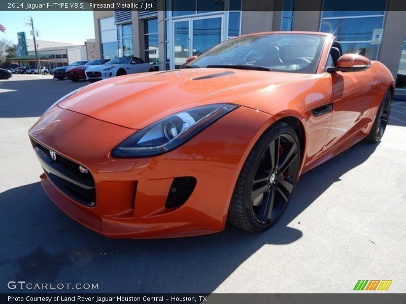 Firesand Metallic / Jet 2014 Jaguar F-TYPE V8 S