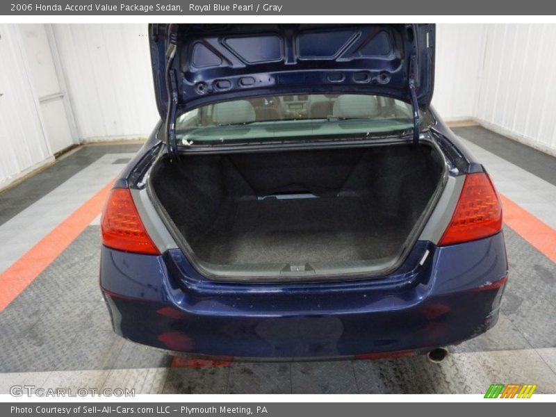 Royal Blue Pearl / Gray 2006 Honda Accord Value Package Sedan