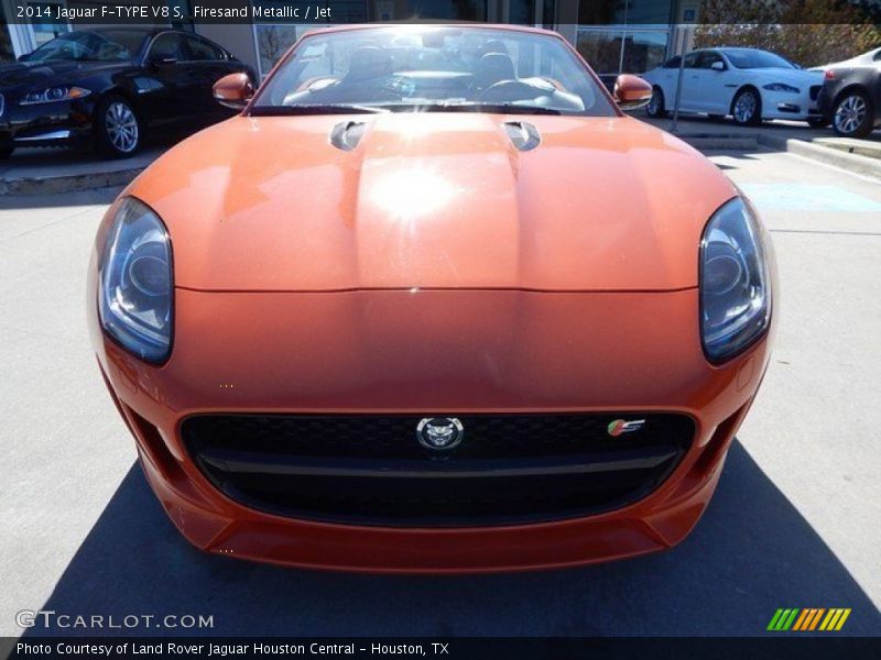 Firesand Metallic / Jet 2014 Jaguar F-TYPE V8 S