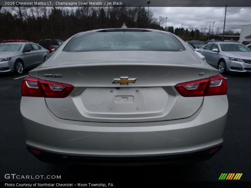 Champagne Silver Metallic / Jet Black 2016 Chevrolet Malibu LT