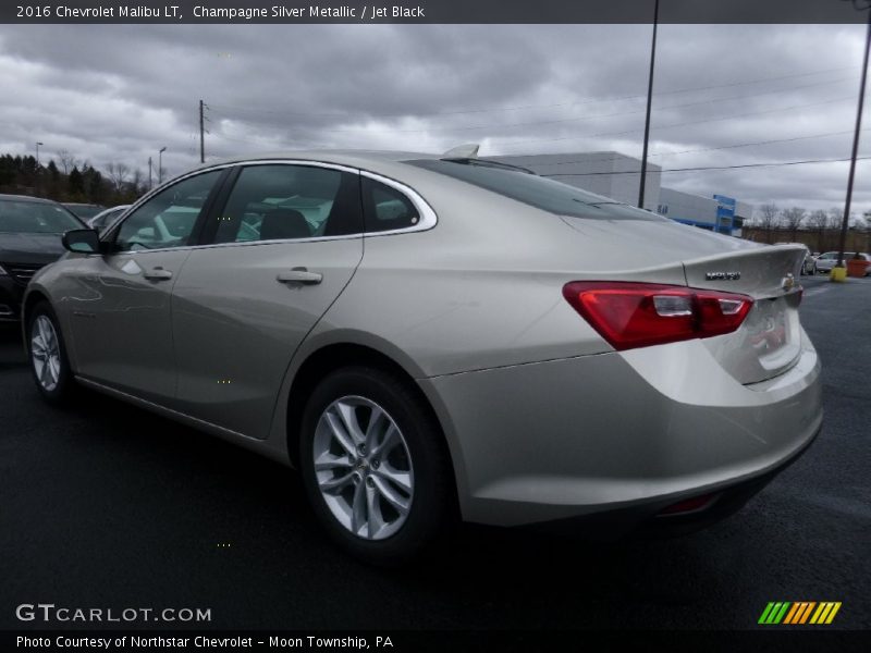 Champagne Silver Metallic / Jet Black 2016 Chevrolet Malibu LT