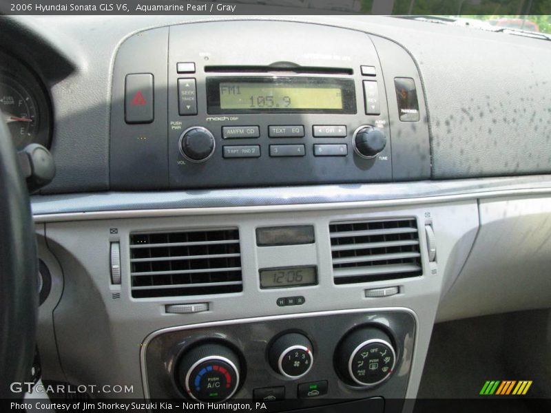 Aquamarine Pearl / Gray 2006 Hyundai Sonata GLS V6