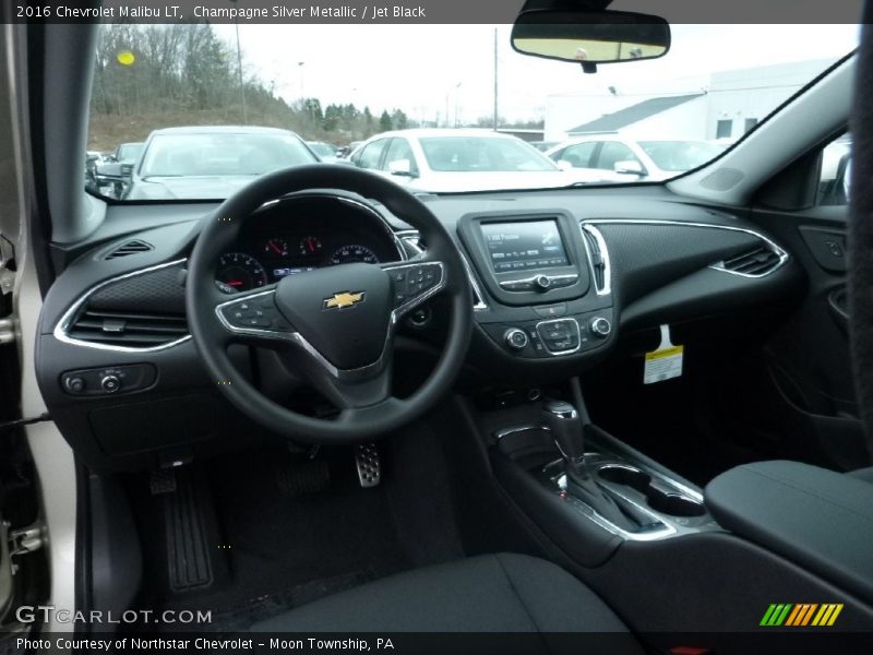Champagne Silver Metallic / Jet Black 2016 Chevrolet Malibu LT