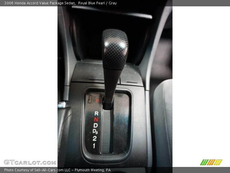 Royal Blue Pearl / Gray 2006 Honda Accord Value Package Sedan