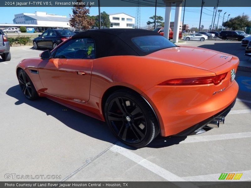 Firesand Metallic / Jet 2014 Jaguar F-TYPE V8 S