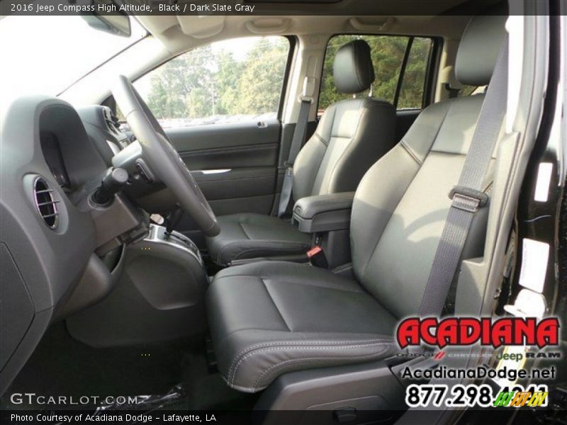 Black / Dark Slate Gray 2016 Jeep Compass High Altitude