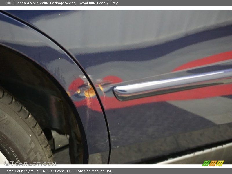 Royal Blue Pearl / Gray 2006 Honda Accord Value Package Sedan