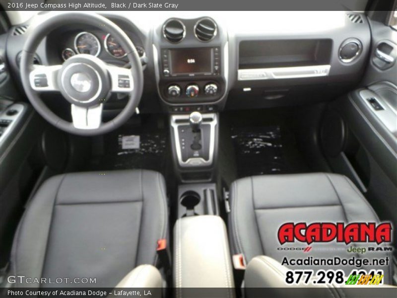 Black / Dark Slate Gray 2016 Jeep Compass High Altitude