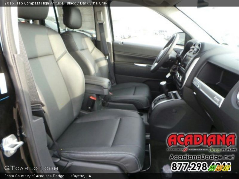 Black / Dark Slate Gray 2016 Jeep Compass High Altitude