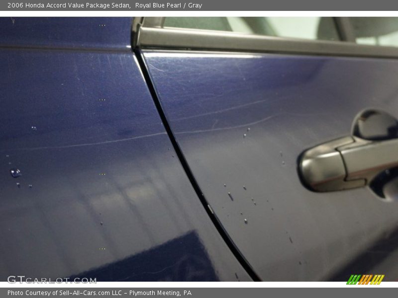 Royal Blue Pearl / Gray 2006 Honda Accord Value Package Sedan