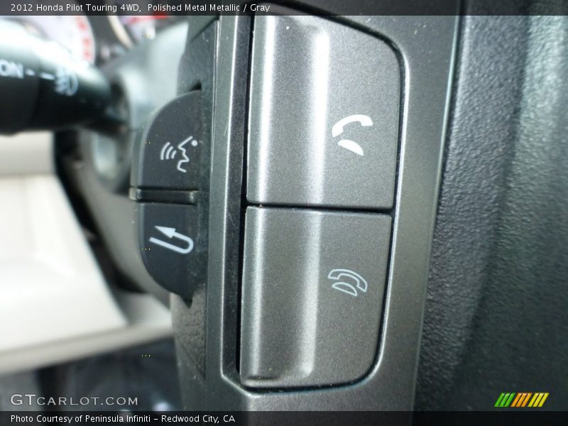 Polished Metal Metallic / Gray 2012 Honda Pilot Touring 4WD