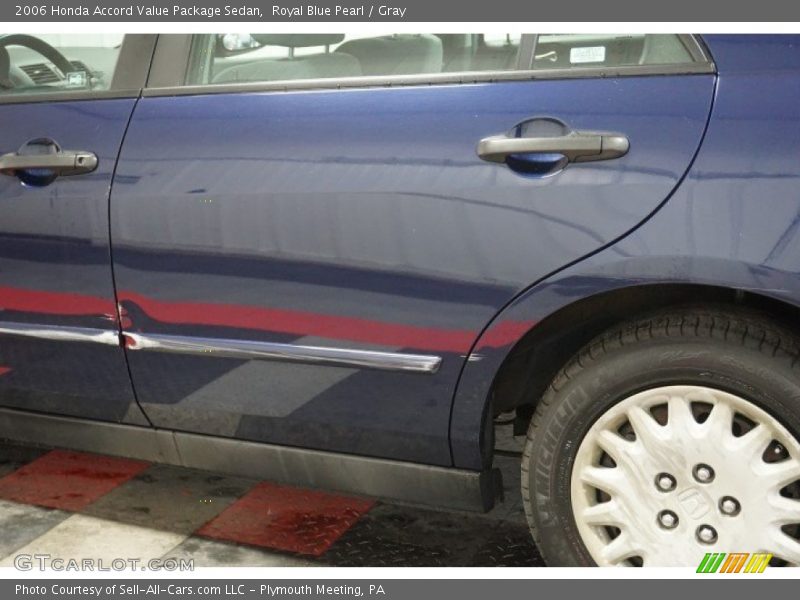 Royal Blue Pearl / Gray 2006 Honda Accord Value Package Sedan
