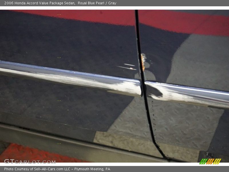 Royal Blue Pearl / Gray 2006 Honda Accord Value Package Sedan