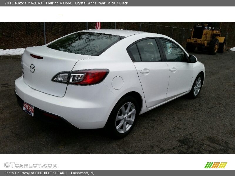 Crystal White Pearl Mica / Black 2011 Mazda MAZDA3 i Touring 4 Door