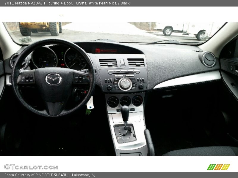Crystal White Pearl Mica / Black 2011 Mazda MAZDA3 i Touring 4 Door
