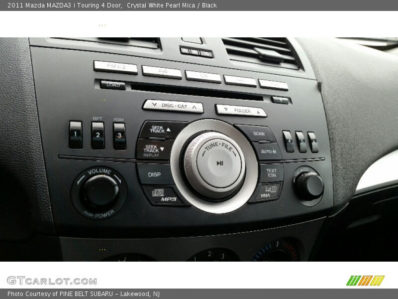 Crystal White Pearl Mica / Black 2011 Mazda MAZDA3 i Touring 4 Door