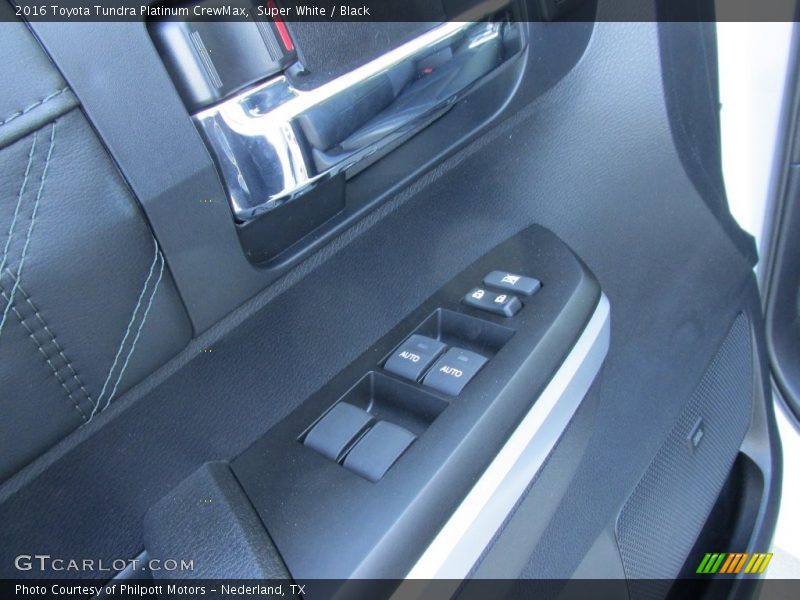 Super White / Black 2016 Toyota Tundra Platinum CrewMax