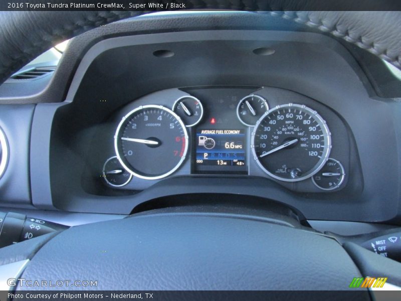 Super White / Black 2016 Toyota Tundra Platinum CrewMax