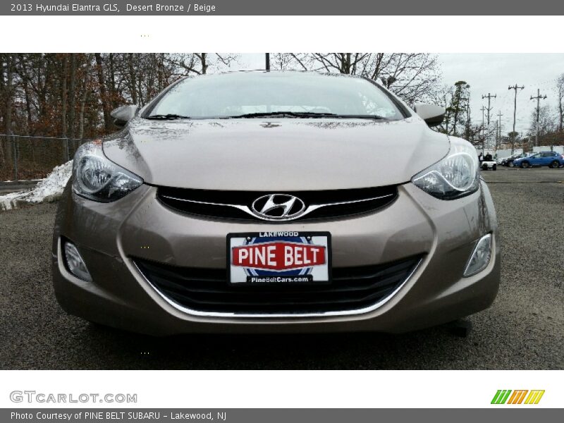 Desert Bronze / Beige 2013 Hyundai Elantra GLS