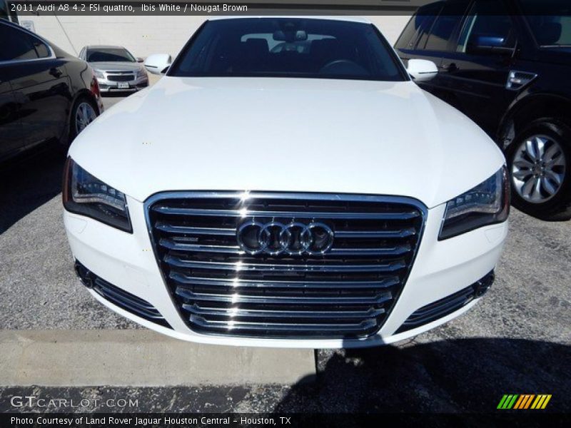 Ibis White / Nougat Brown 2011 Audi A8 4.2 FSI quattro