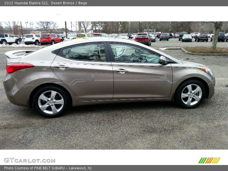 Desert Bronze / Beige 2013 Hyundai Elantra GLS