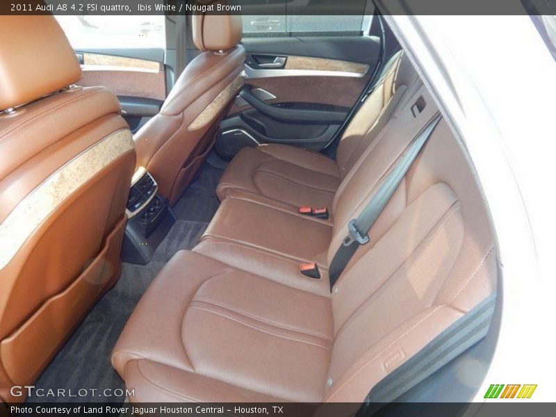 Ibis White / Nougat Brown 2011 Audi A8 4.2 FSI quattro