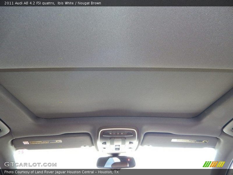Ibis White / Nougat Brown 2011 Audi A8 4.2 FSI quattro