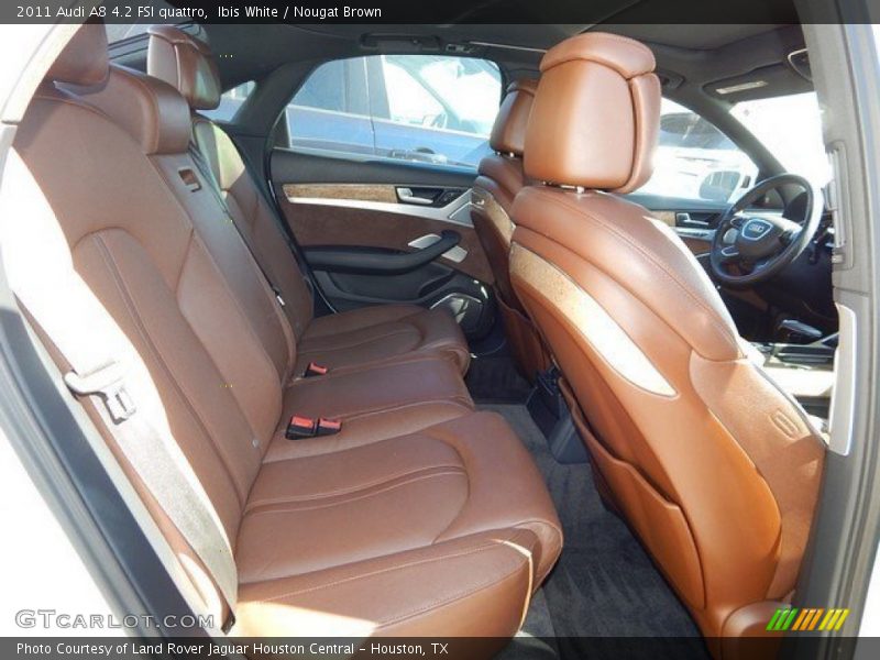 Ibis White / Nougat Brown 2011 Audi A8 4.2 FSI quattro