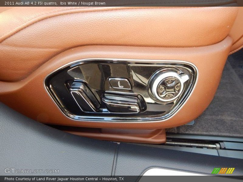 Ibis White / Nougat Brown 2011 Audi A8 4.2 FSI quattro