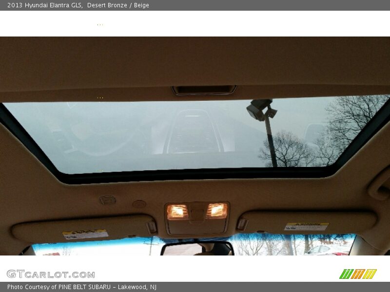 Desert Bronze / Beige 2013 Hyundai Elantra GLS