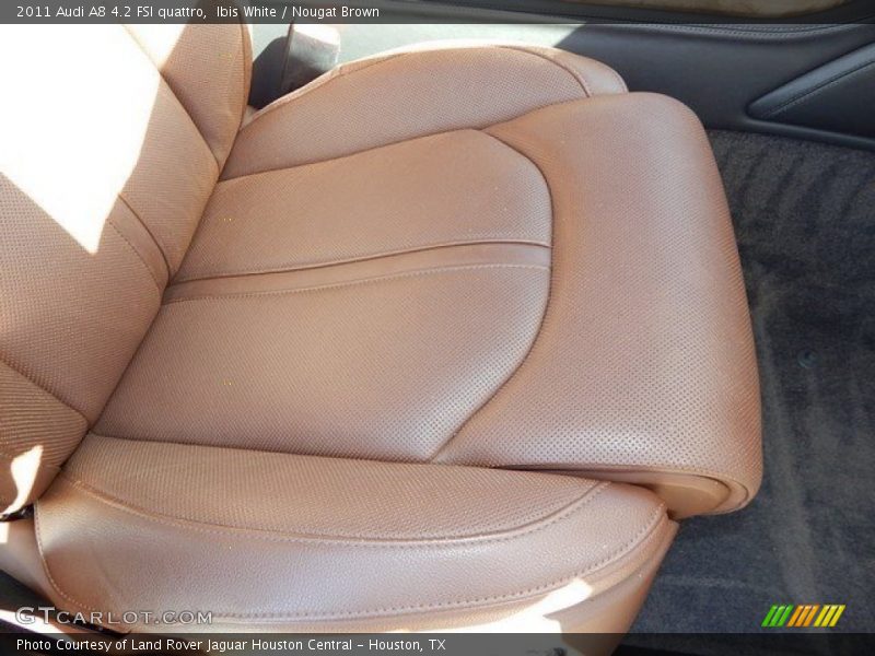 Ibis White / Nougat Brown 2011 Audi A8 4.2 FSI quattro