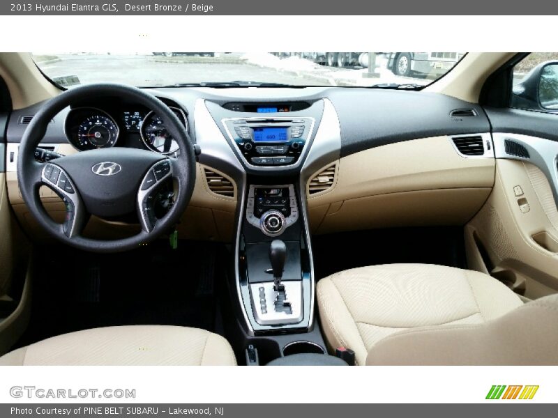 Desert Bronze / Beige 2013 Hyundai Elantra GLS