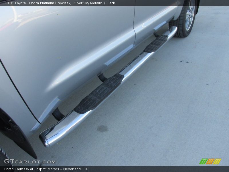 Silver Sky Metallic / Black 2016 Toyota Tundra Platinum CrewMax