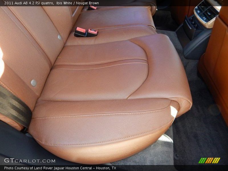 Ibis White / Nougat Brown 2011 Audi A8 4.2 FSI quattro