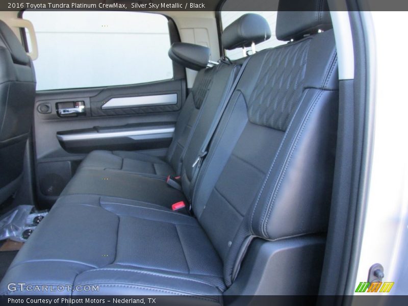 Silver Sky Metallic / Black 2016 Toyota Tundra Platinum CrewMax