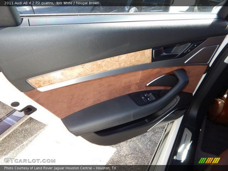 Ibis White / Nougat Brown 2011 Audi A8 4.2 FSI quattro