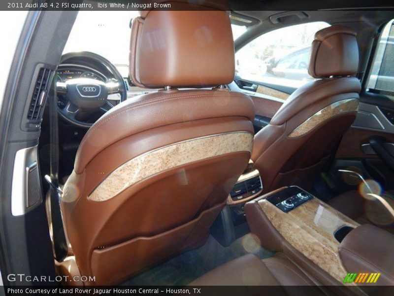 Ibis White / Nougat Brown 2011 Audi A8 4.2 FSI quattro