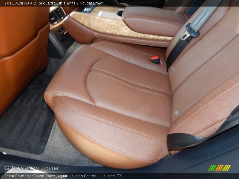 Ibis White / Nougat Brown 2011 Audi A8 4.2 FSI quattro