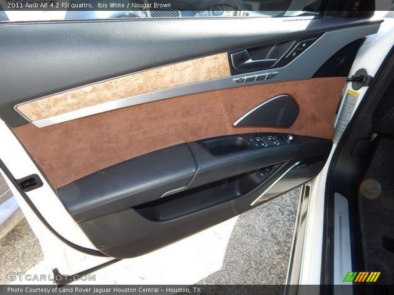 Ibis White / Nougat Brown 2011 Audi A8 4.2 FSI quattro