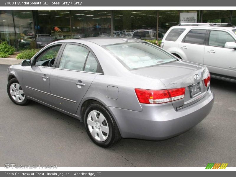 Steel Gray / Gray 2008 Hyundai Sonata GLS