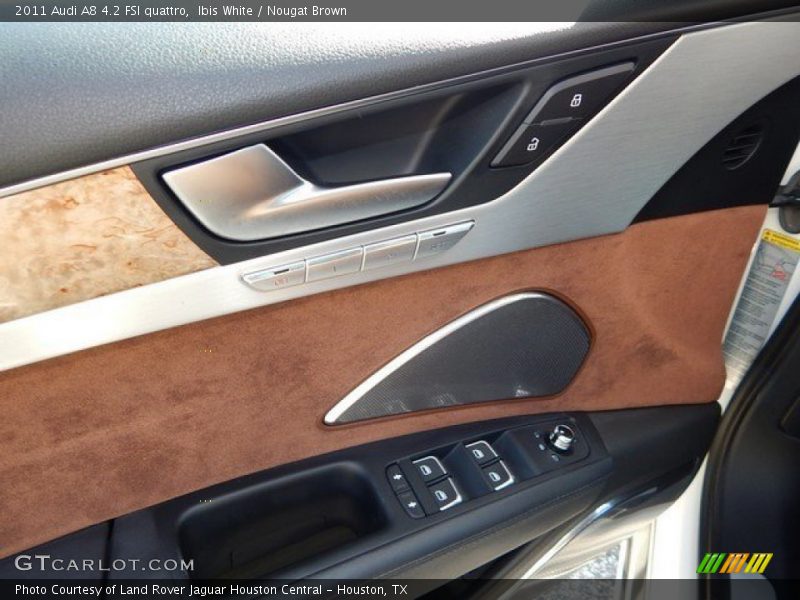 Ibis White / Nougat Brown 2011 Audi A8 4.2 FSI quattro