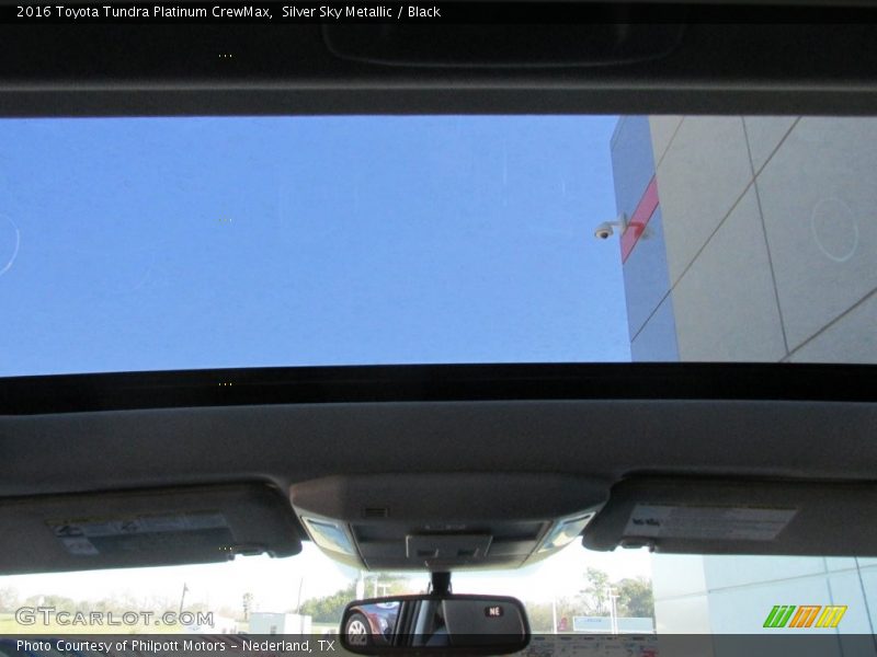Silver Sky Metallic / Black 2016 Toyota Tundra Platinum CrewMax