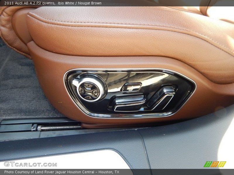 Ibis White / Nougat Brown 2011 Audi A8 4.2 FSI quattro